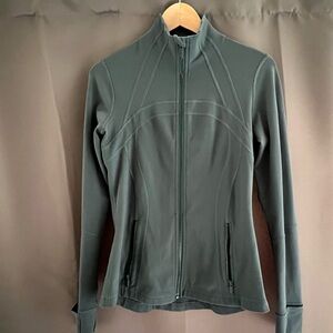 Lululemon Athletica Green Utility Jacket with High Collar